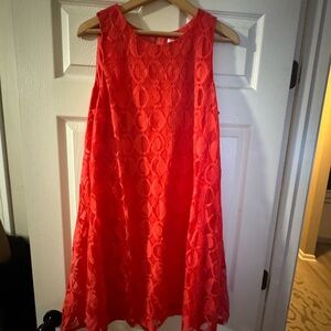 Nine West Coral Lace Dress